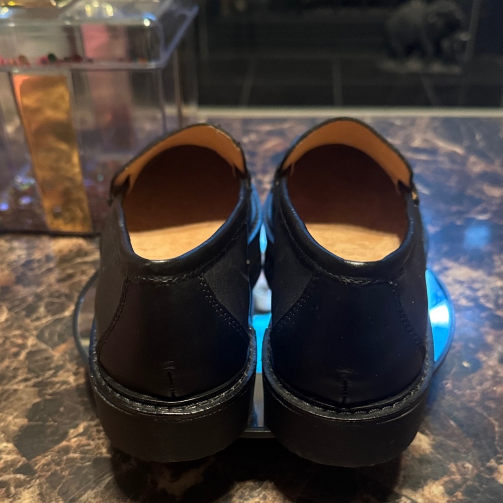 NWOT Rockport Women’s Kacey Black Leather Penny Loafers - Size 7M - Picture 7 of 9